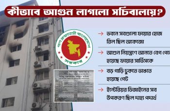 ঘুমের মধ্যে নিশ্বাস নিতে কষ্ট হচ্ছিল, তাকাতেই দেখি আগুন