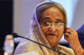 শেখ হাসিনার বিরুদ্ধে ইন্টারপোলে রেড নোটিশ জারি