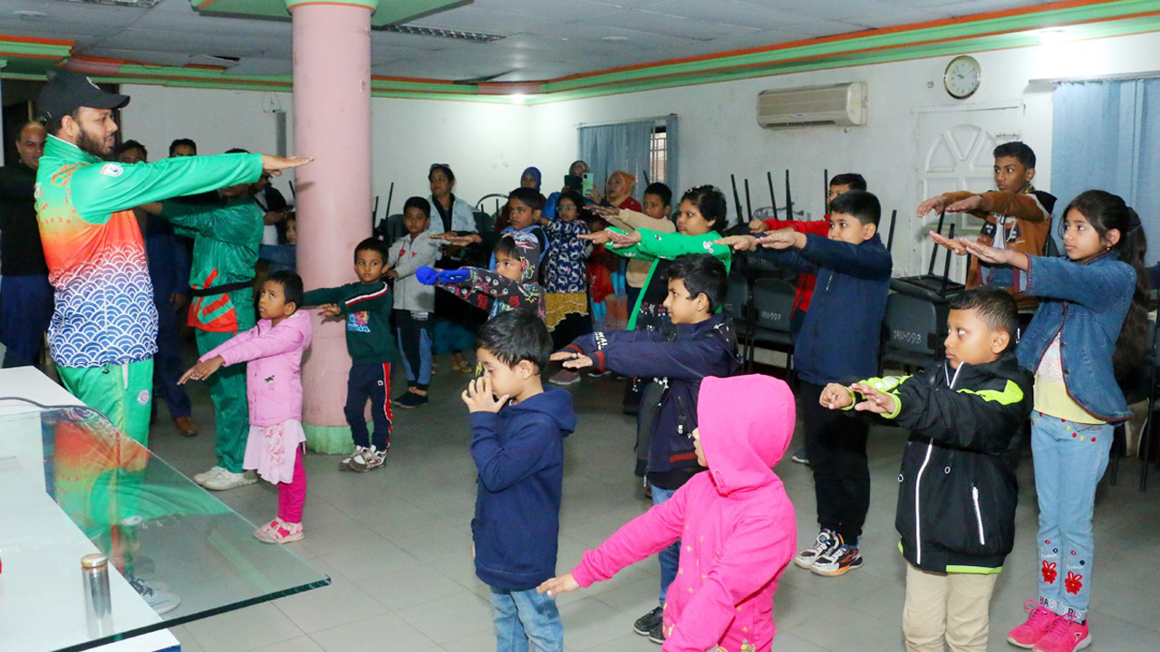 ডিআরইউ সদস্য-সন্তানদের চাইনিজ মার্শাল আর্ট প্রশিক্ষণ শুরু