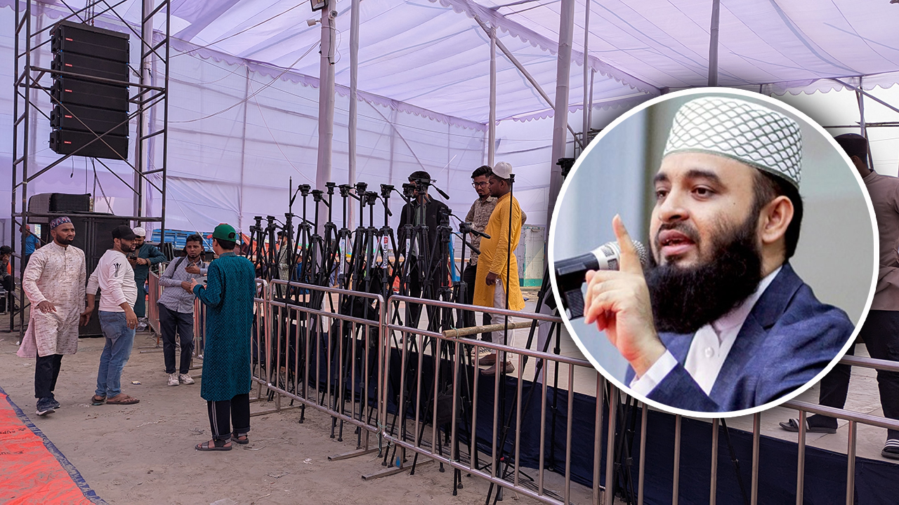 আজহারীর মাহফিল : তিন দিন আগে থেকেই কনটেন্ট ক্রিয়েটরদের ভিড়